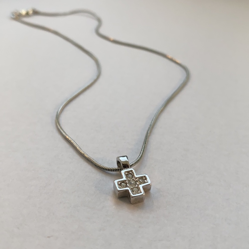 Swarovski Mini Cross Necklace